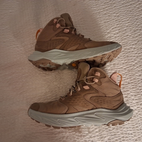 Hoka One One Anacapa 2 Mid Gore Tex Dune Ice Flow Women's Size 11b NWOB - Picture 3 of 12